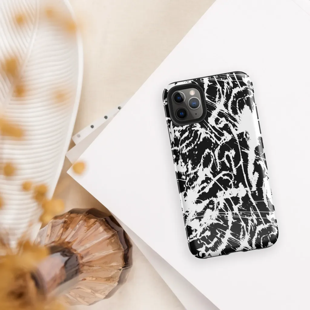 Monochrome Wild on Tough Case for iPhone® — Front