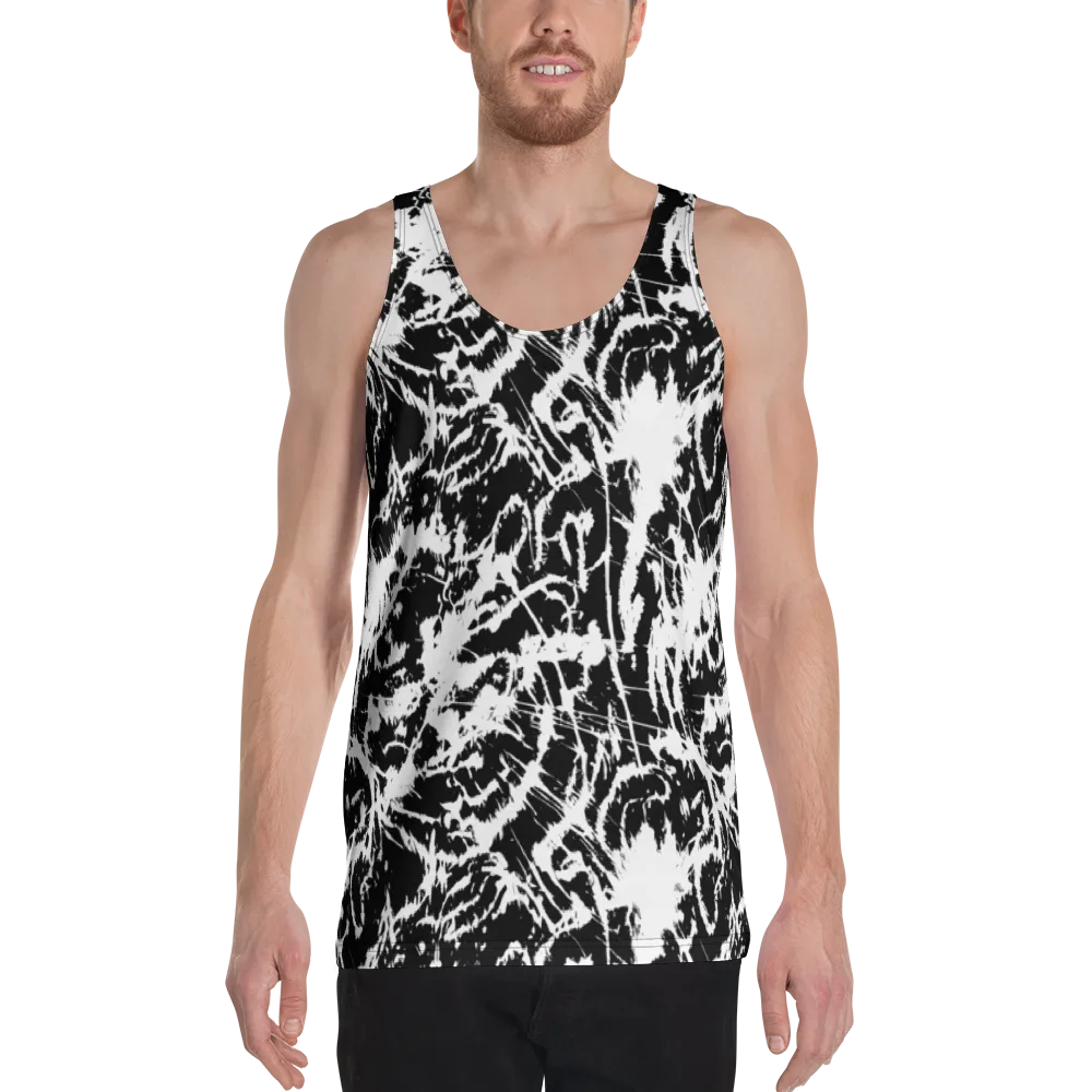 Monochrome Wild on Men's Tank Top — Front
