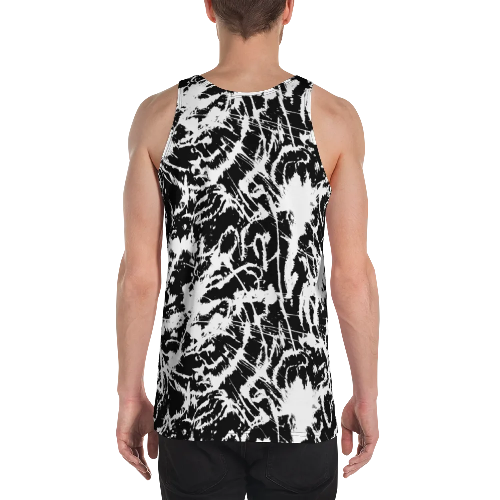 Monochrome Wild on Men's Tank Top — Back