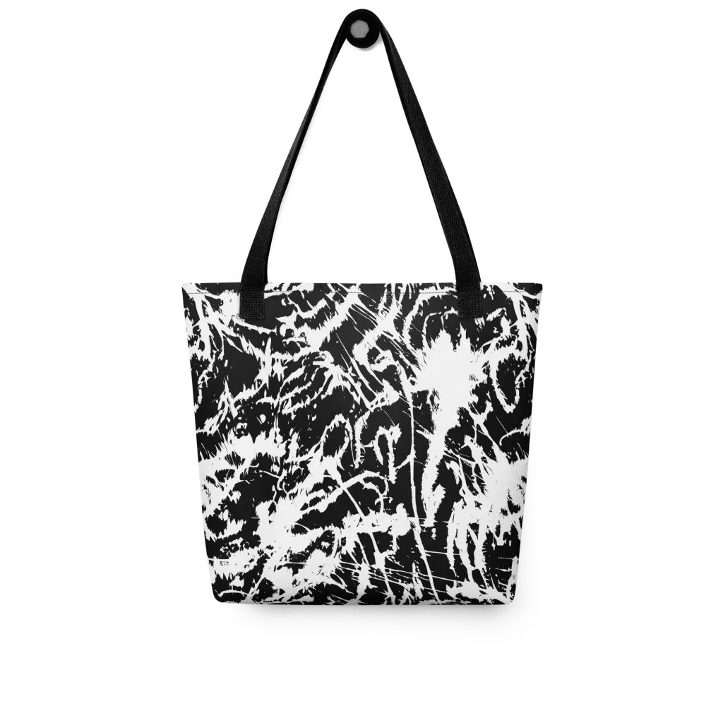 Monochrome Wild on Tote Bag — Front