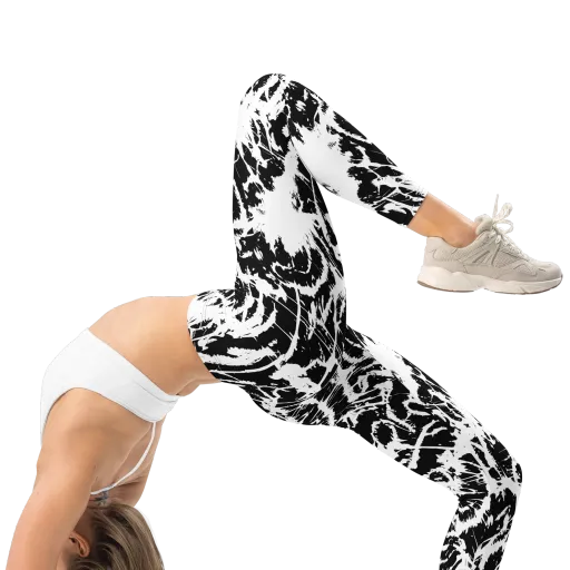 Monochrome Wild on a Leggings