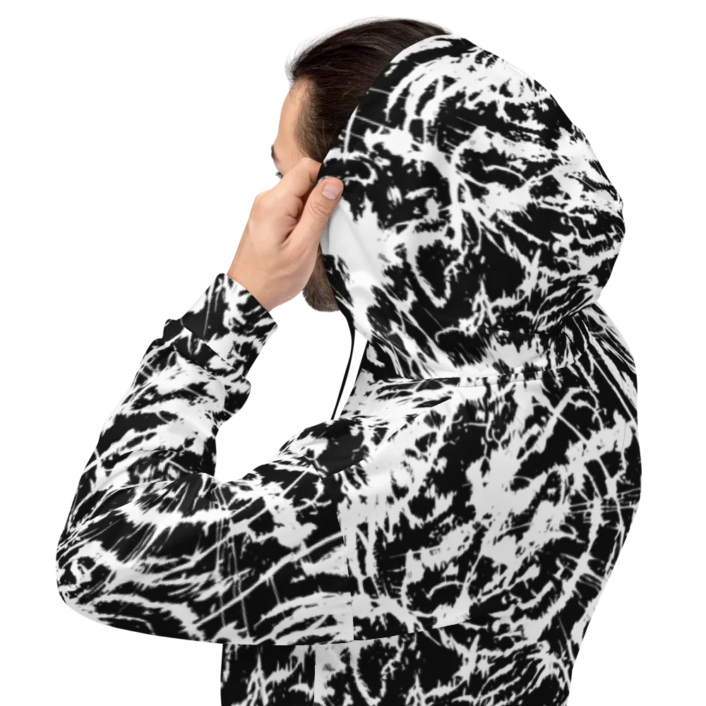 Monochrome Wild on Hoodie — Back