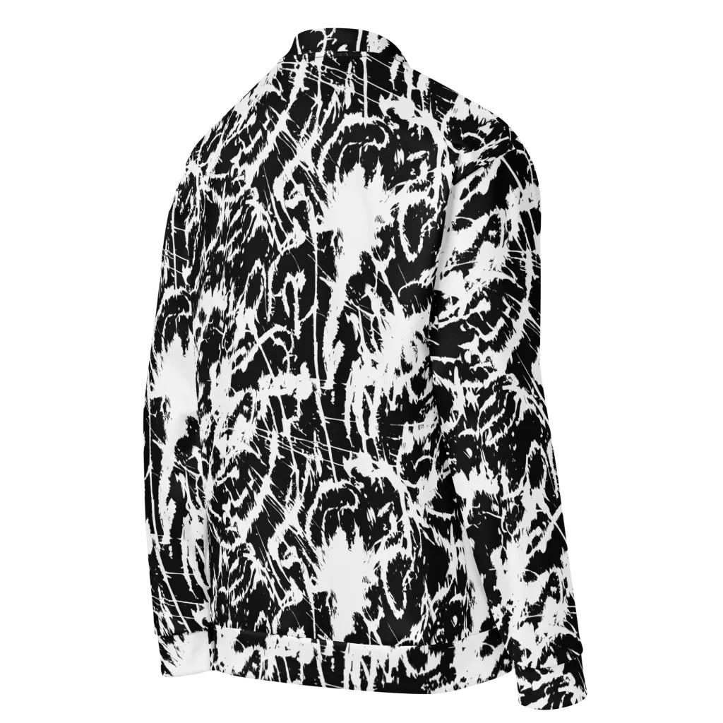 Monochrome Wild on Bomber Jacket — Right Back