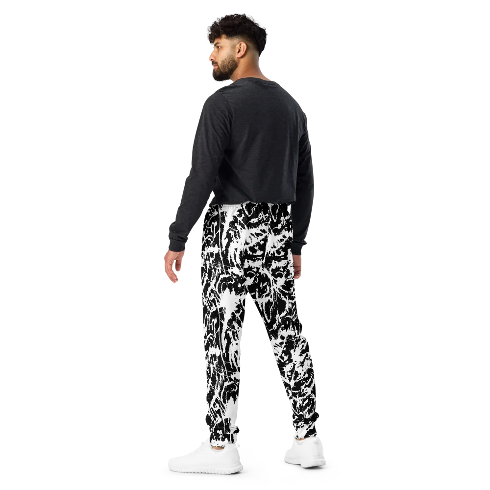 Monochrome Wild on Men's Joggers — Back