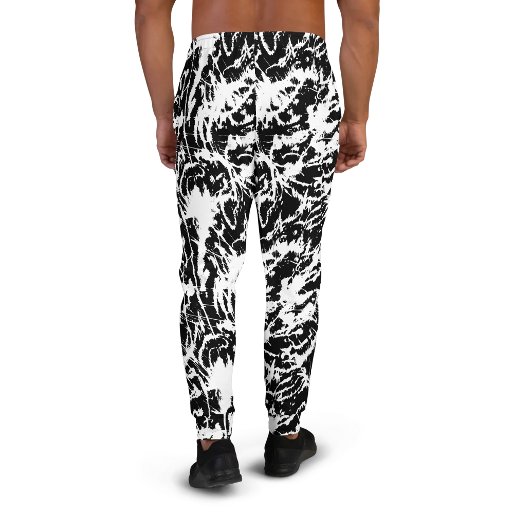 Monochrome Wild on Men's Joggers — Back