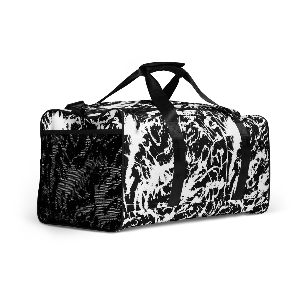 Monochrome Wild on Duffle Bag — Right Front