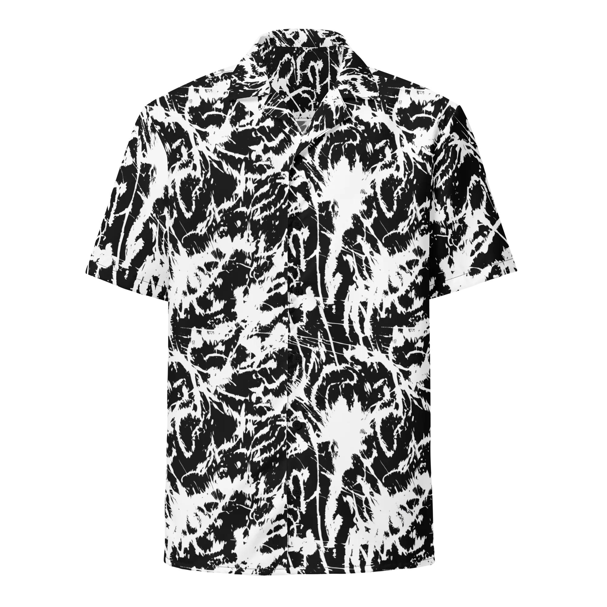 Monochrome Wild on Button Shirt — Front