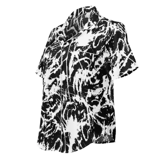 Monochrome Wild on a Women's Short Sleeve Pajama Top
