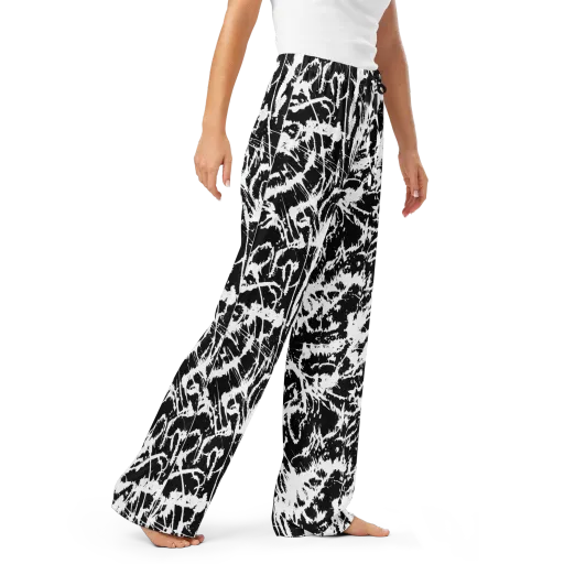 Monochrome Wild on a Women's Pajama Pants