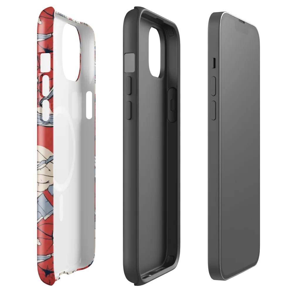 Redline Squadron on MagSafe Tough Case for iPhone® — Front