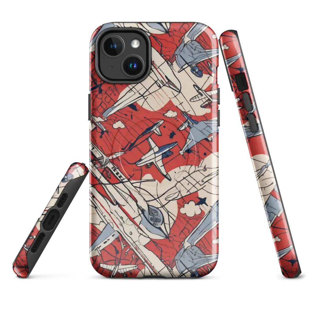 Redline Squadron on MagSafe Tough Case for iPhone® — Front