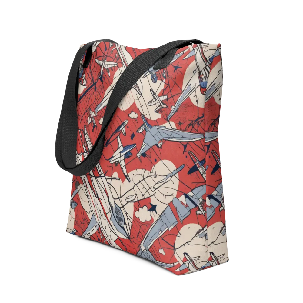 Redline Squadron on Tote Bag — Front