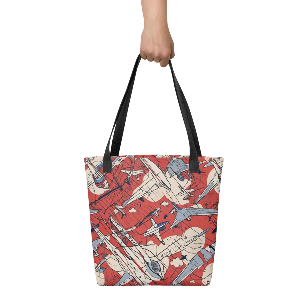Redline Squadron on Tote Bag — Front