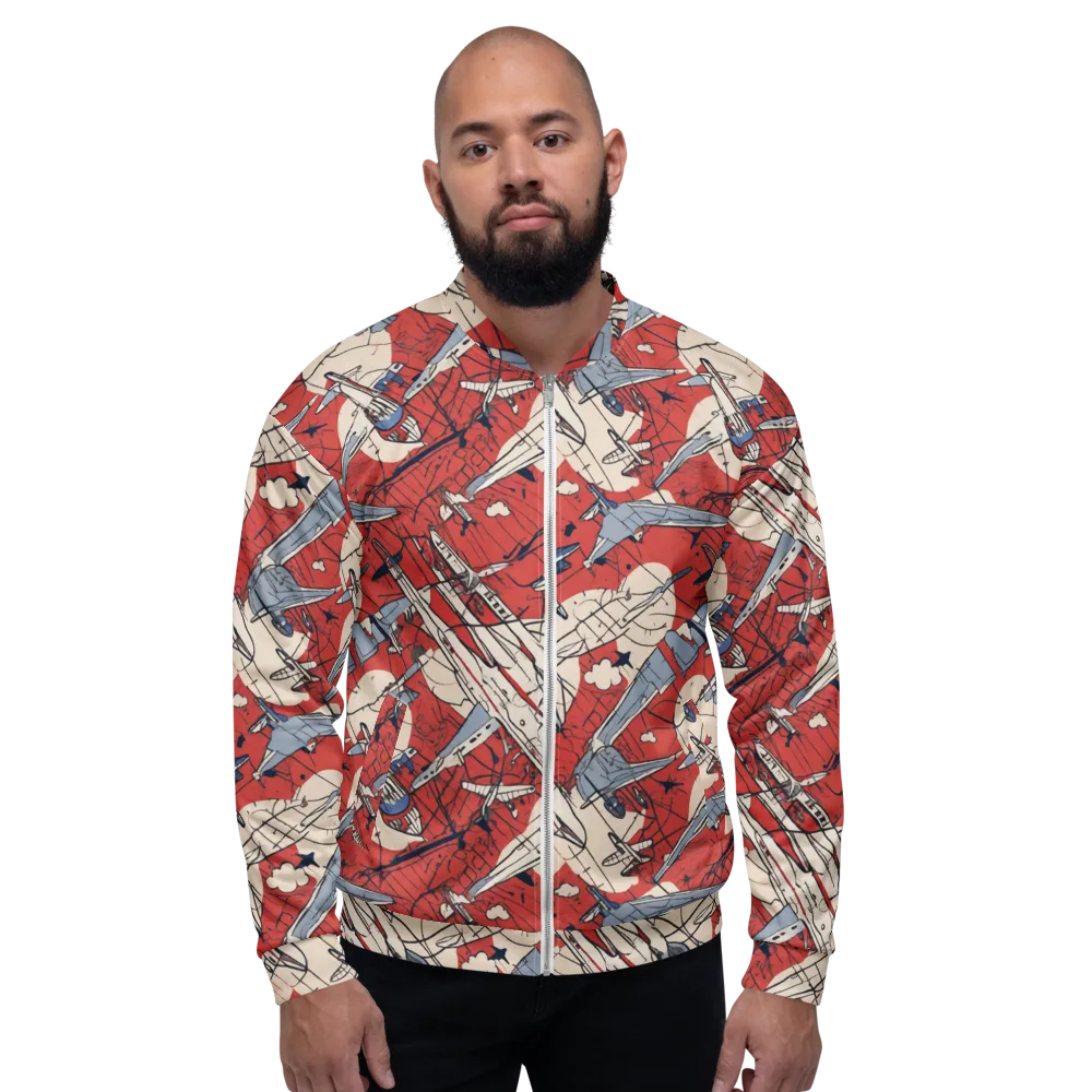Redline Squadron on Bomber Jacket — Front