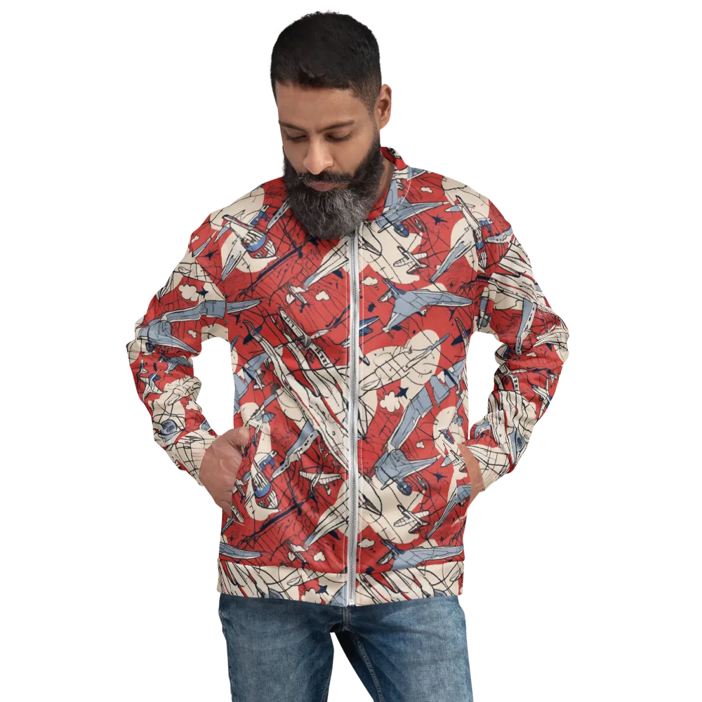 Redline Squadron on Bomber Jacket — Front