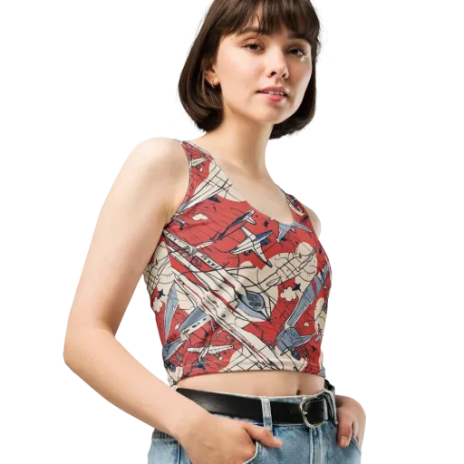 Redline Squadron on a Crop Top