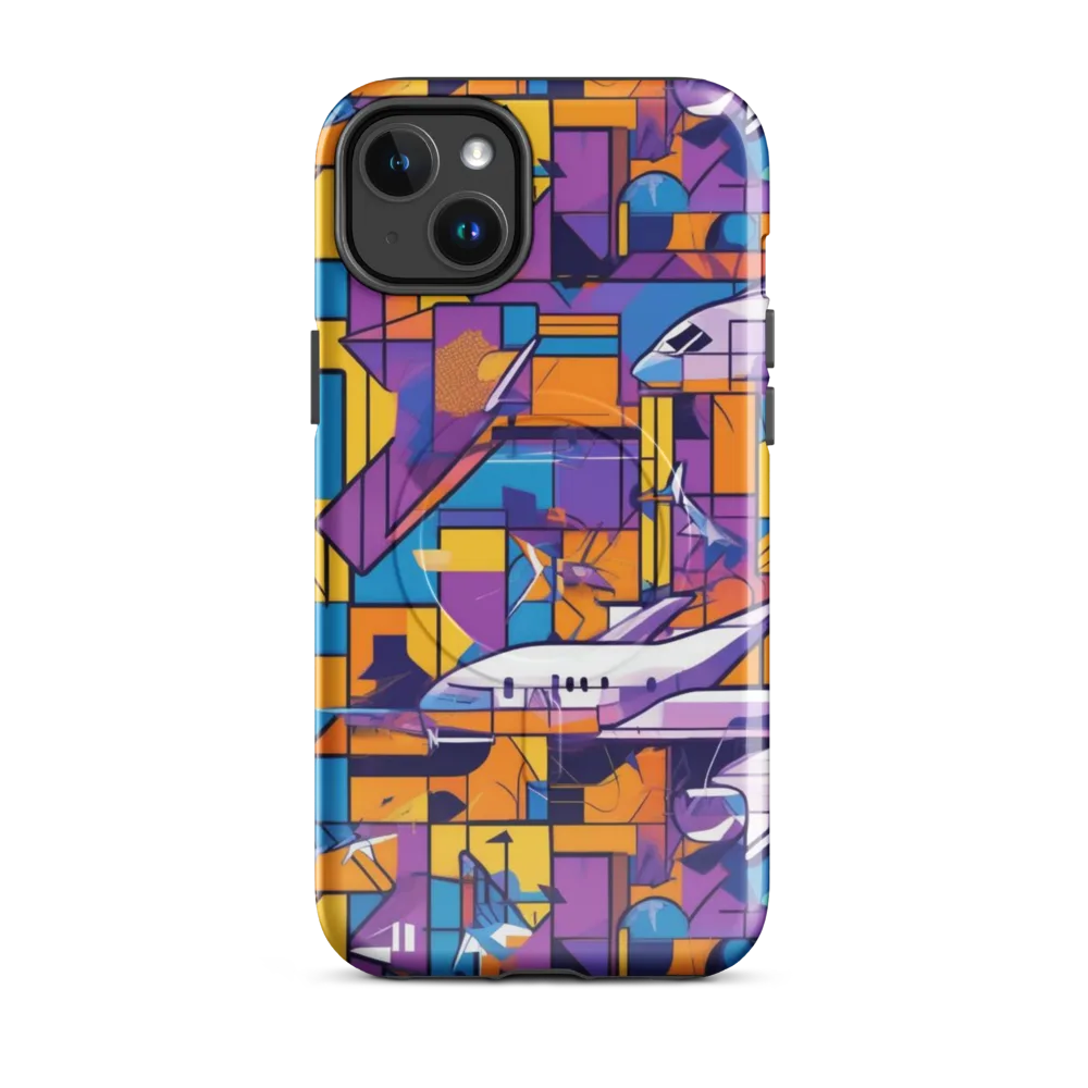 Jetstream Mosaic on MagSafe Tough Case for iPhone® — Front