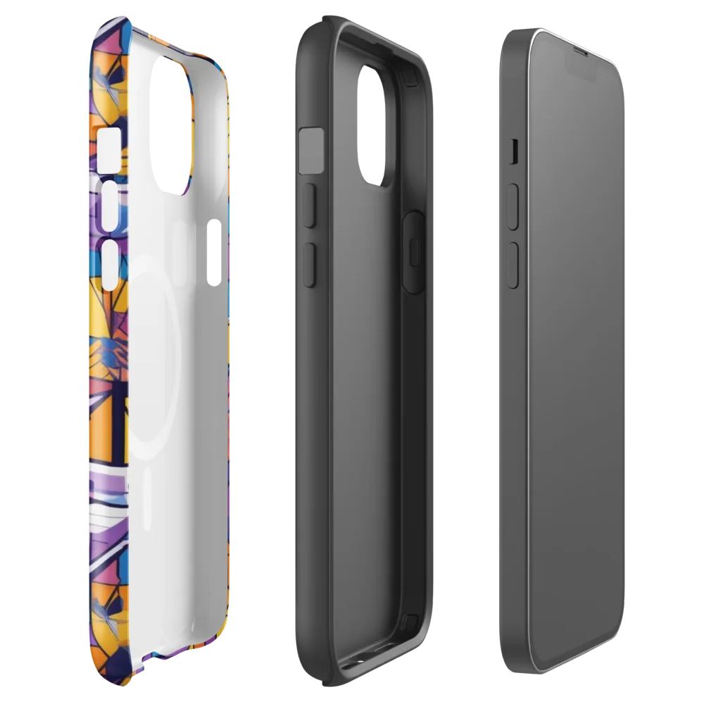 Jetstream Mosaic on MagSafe Tough Case for iPhone® — Front