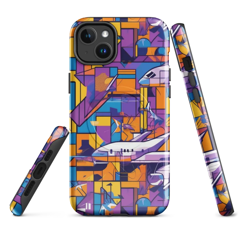 Jetstream Mosaic on MagSafe Tough Case for iPhone® — Front