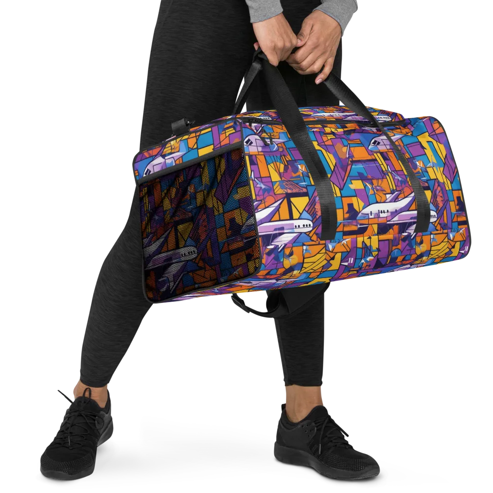 Jetstream Mosaic on Duffle Bag — Right Front