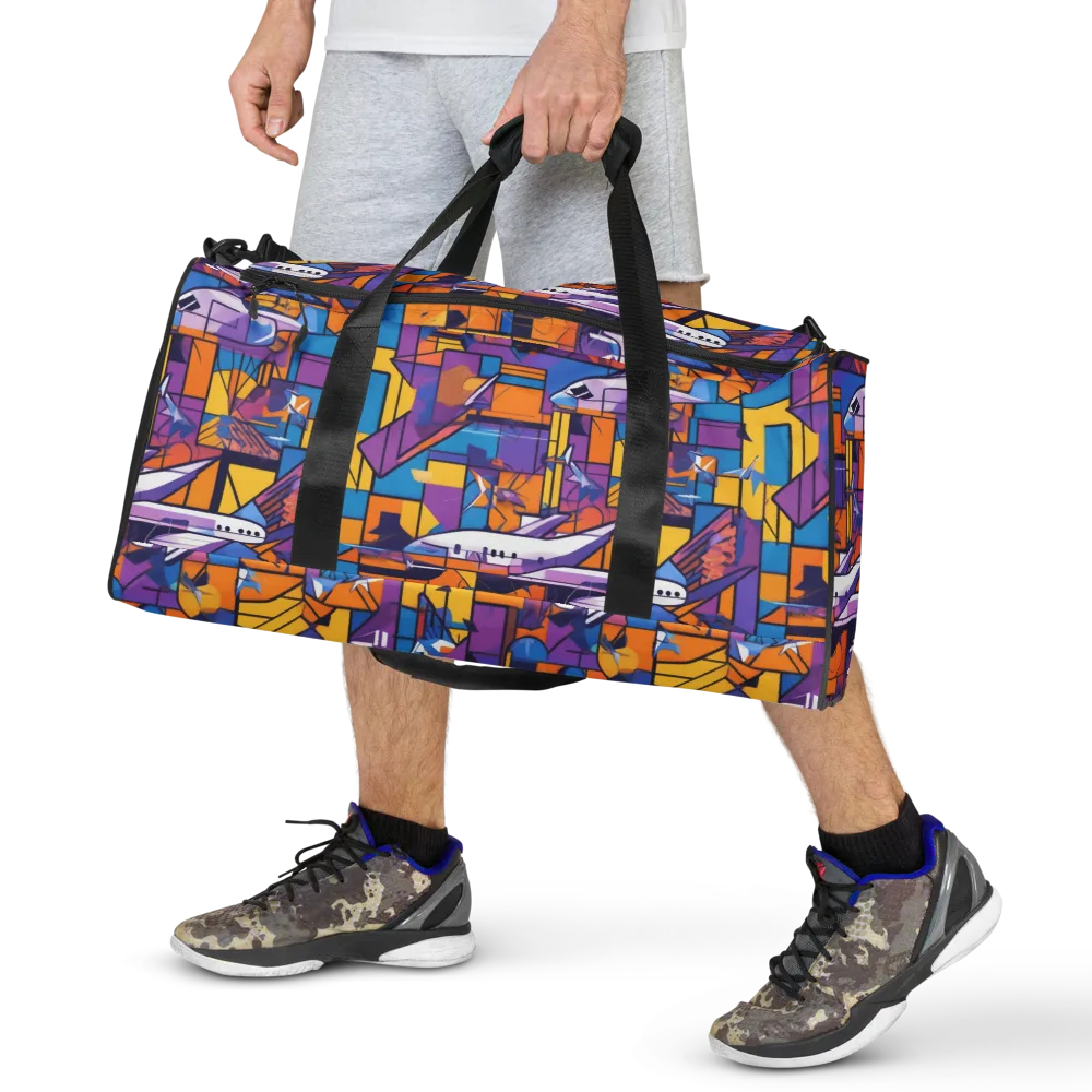 Jetstream Mosaic on Duffle Bag — Front