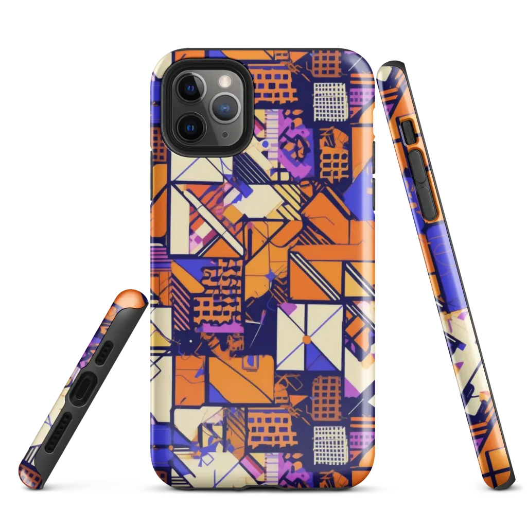 Electric Parcel on Tough Case for iPhone® — Front