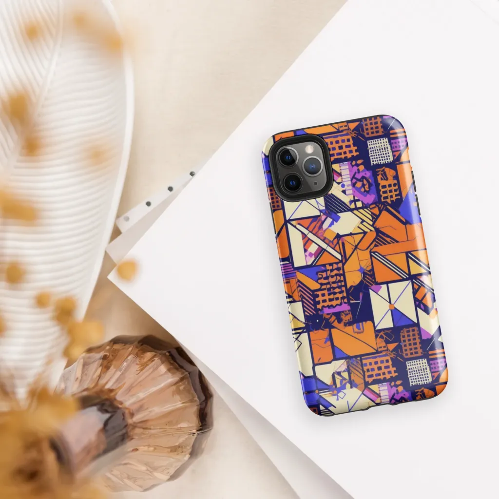Electric Parcel on Tough Case for iPhone® — Front