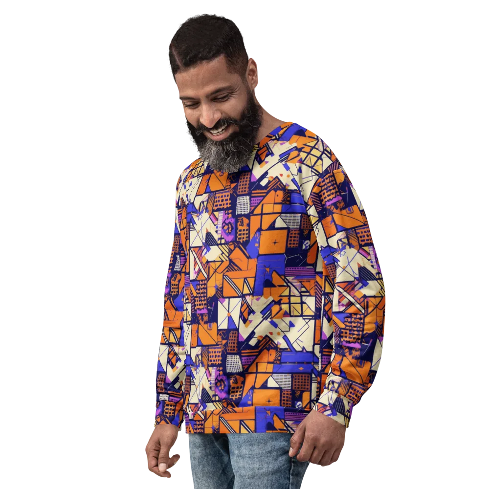 Electric Parcel on Sweatshirt — Left Front