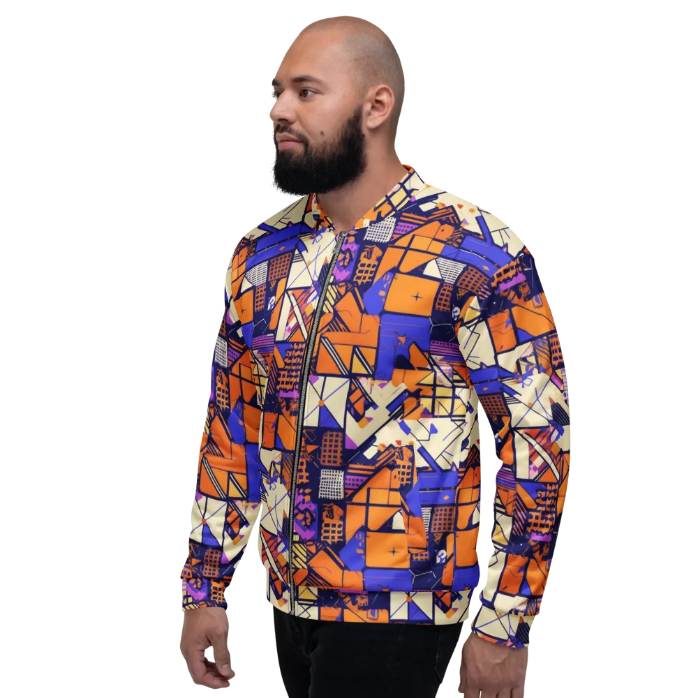 Electric Parcel on Bomber Jacket — Left