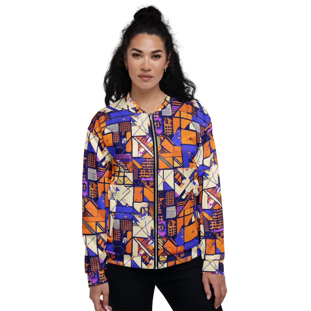 Electric Parcel on Bomber Jacket — Front