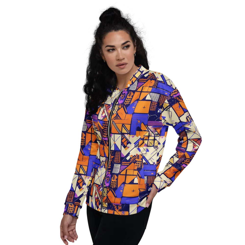 Electric Parcel on Bomber Jacket — Left