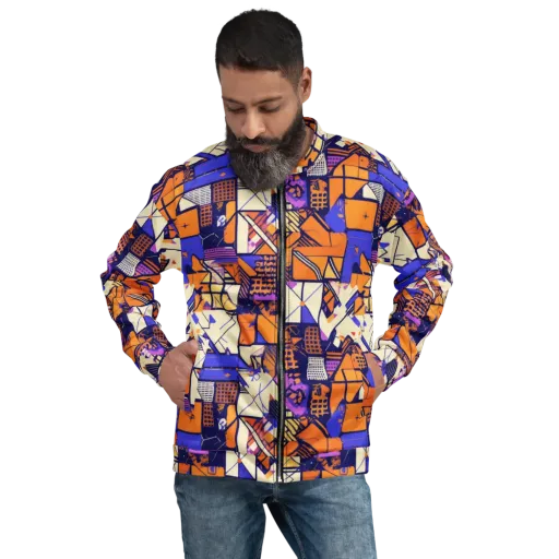 Electric Parcel on a Bomber Jacket