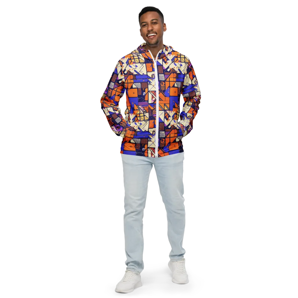 Electric Parcel on Men's Windbreaker — Front
