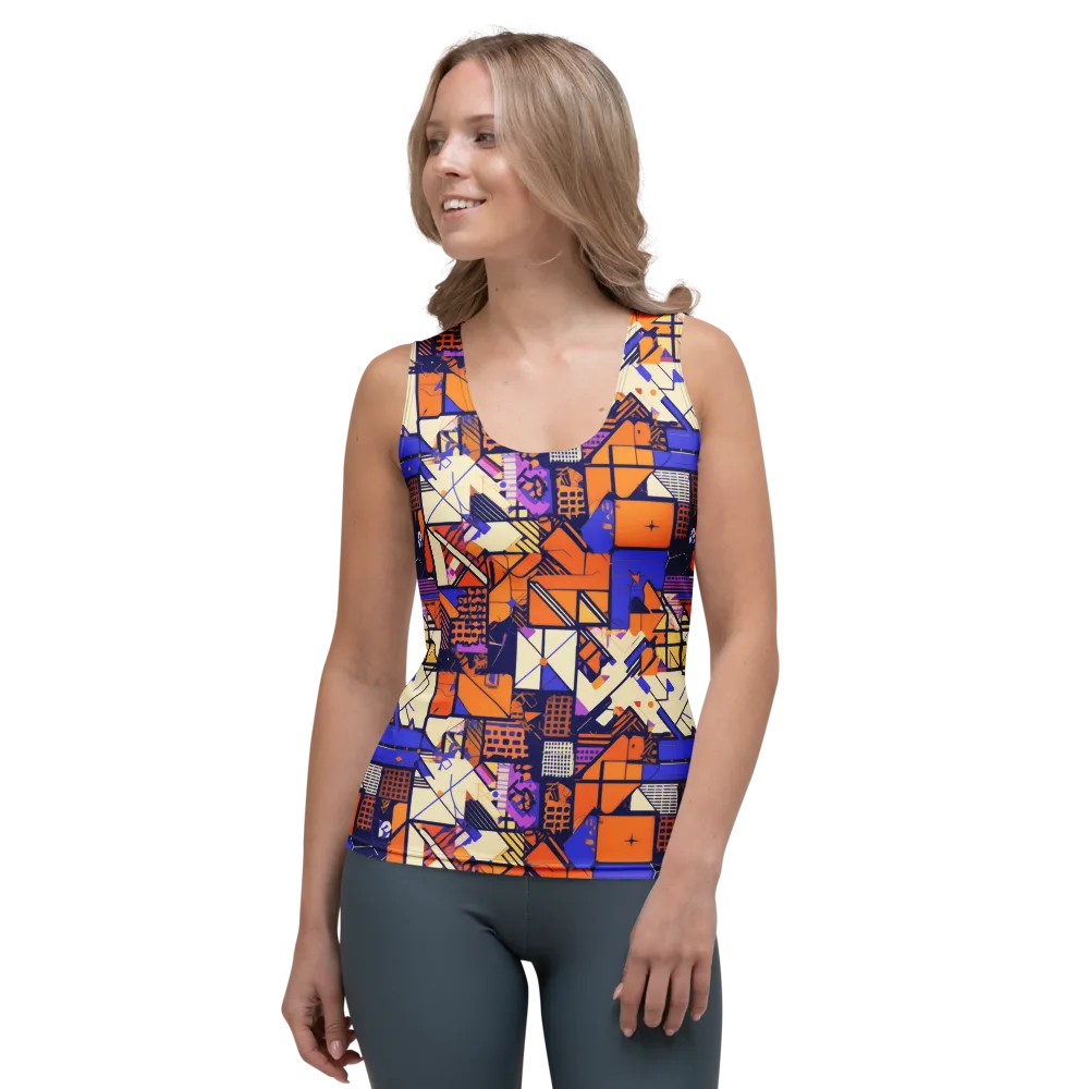 Electric Parcel on Women's Tank Top — Front