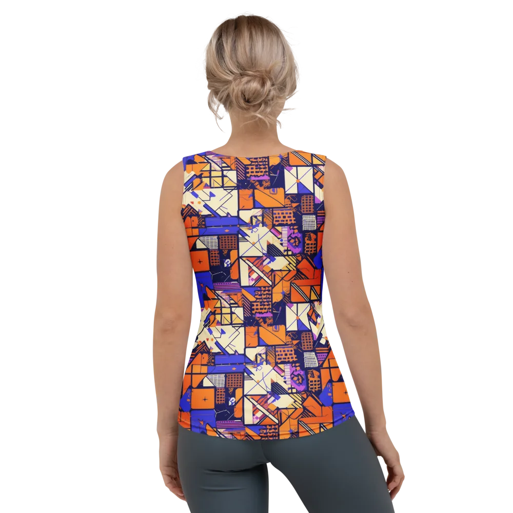 Electric Parcel on Women's Tank Top — Back