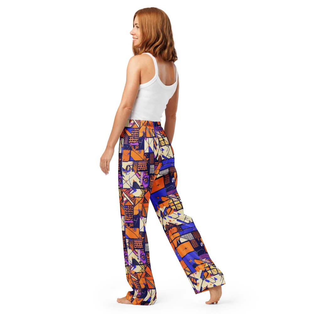 Electric Parcel on Women's Pajama Pants — Back