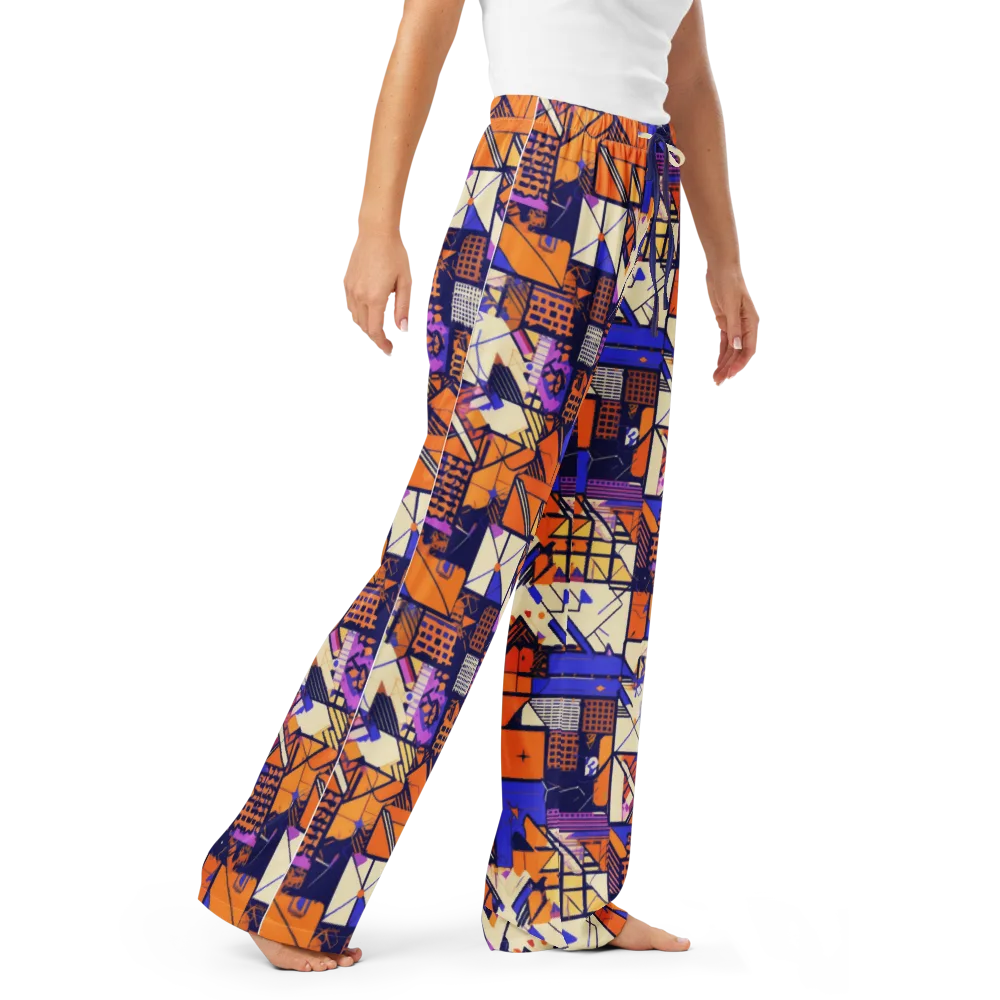 Electric Parcel on Women's Pajama Pants — Right Front
