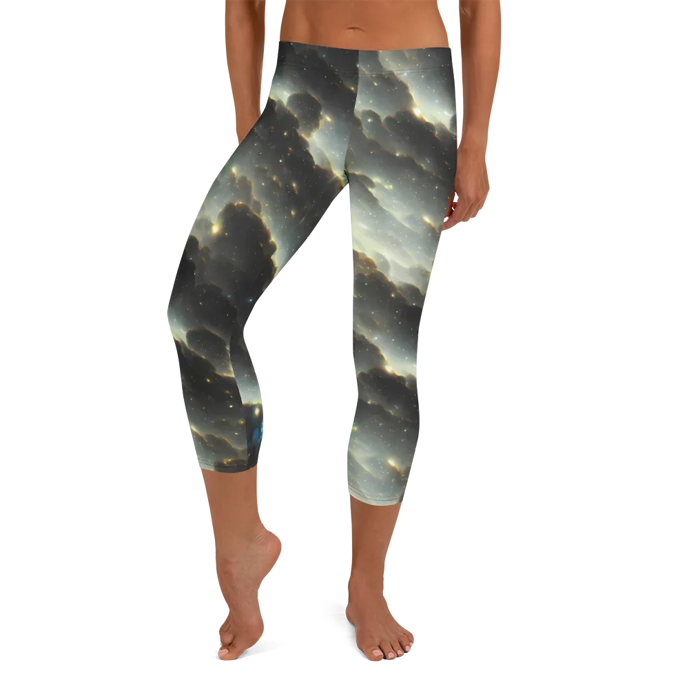 Rutkowski Nebula on Capri Leggings — Front