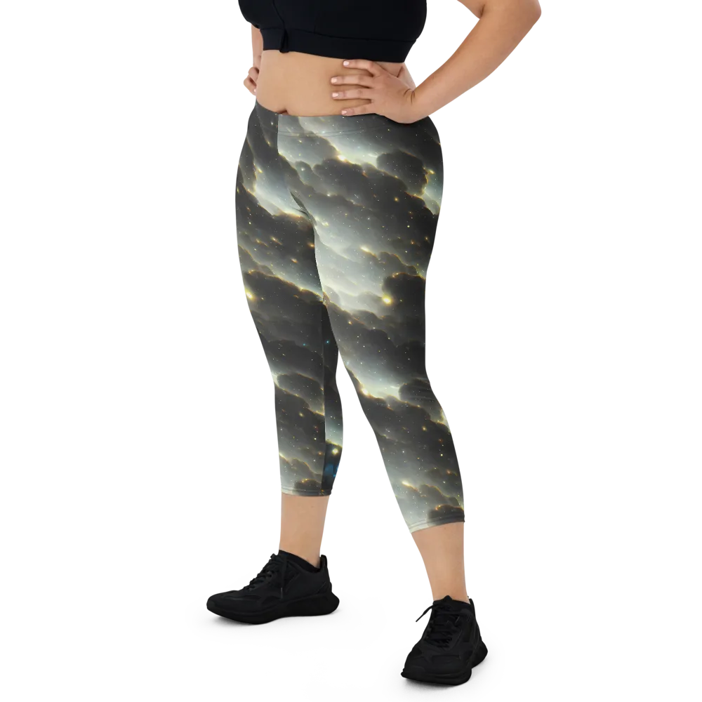 Rutkowski Nebula on Capri Leggings — Front