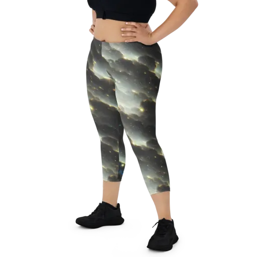 Rutkowski Nebula on a Capri Leggings