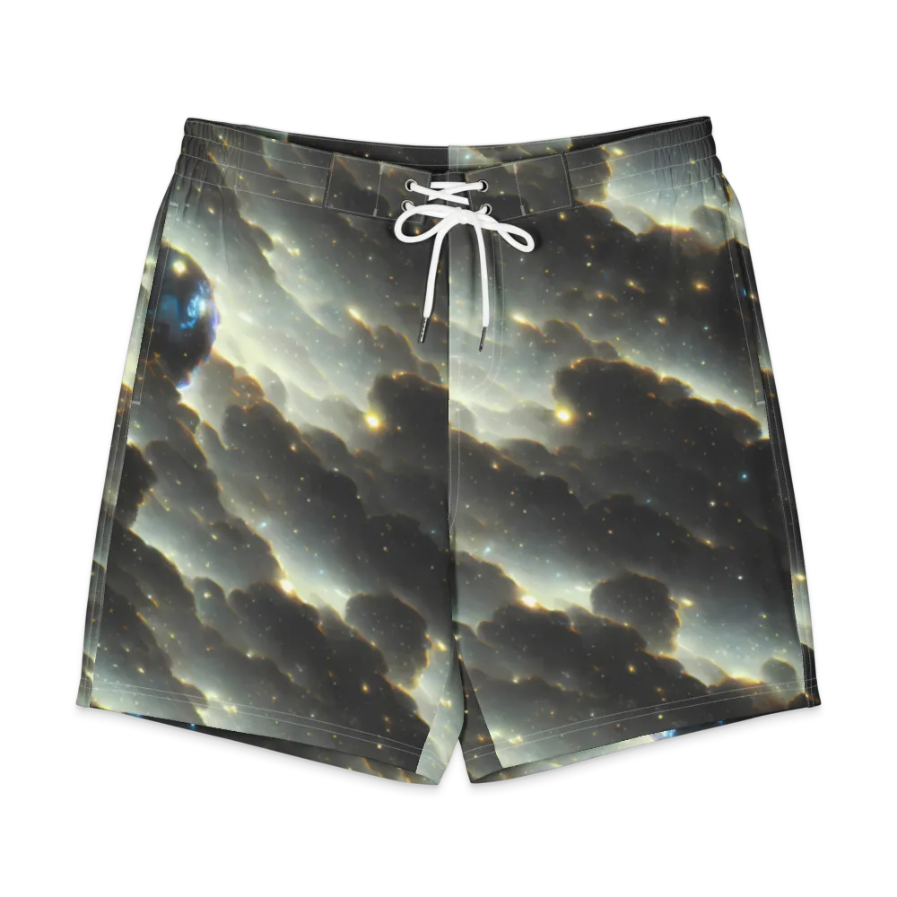 Rutkowski Nebula on Men's Board Shorts — Front