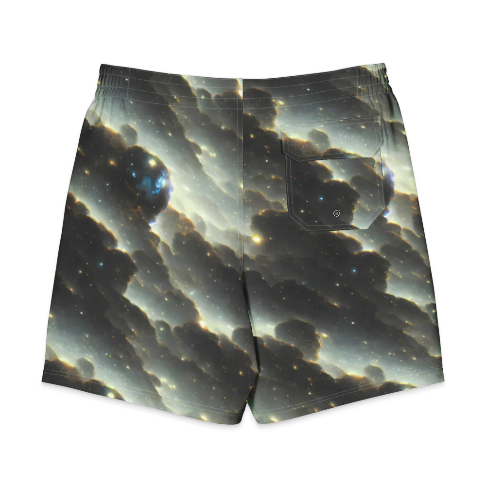 Rutkowski Nebula on Men's Board Shorts — Back