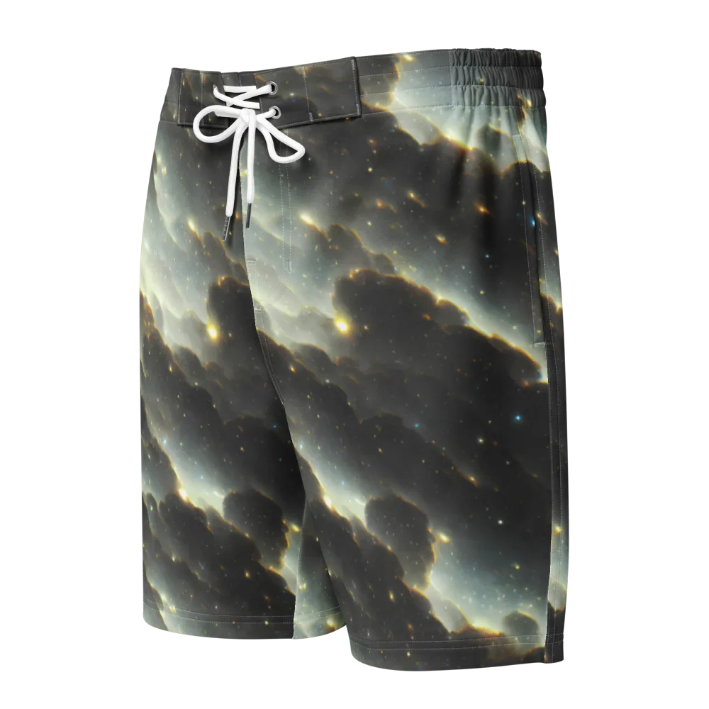 Rutkowski Nebula on Men's Board Shorts — Front