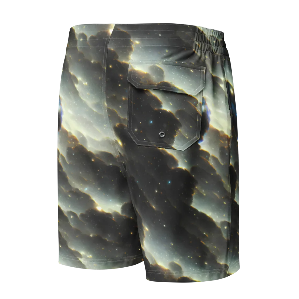 Rutkowski Nebula on Men's Board Shorts — Back