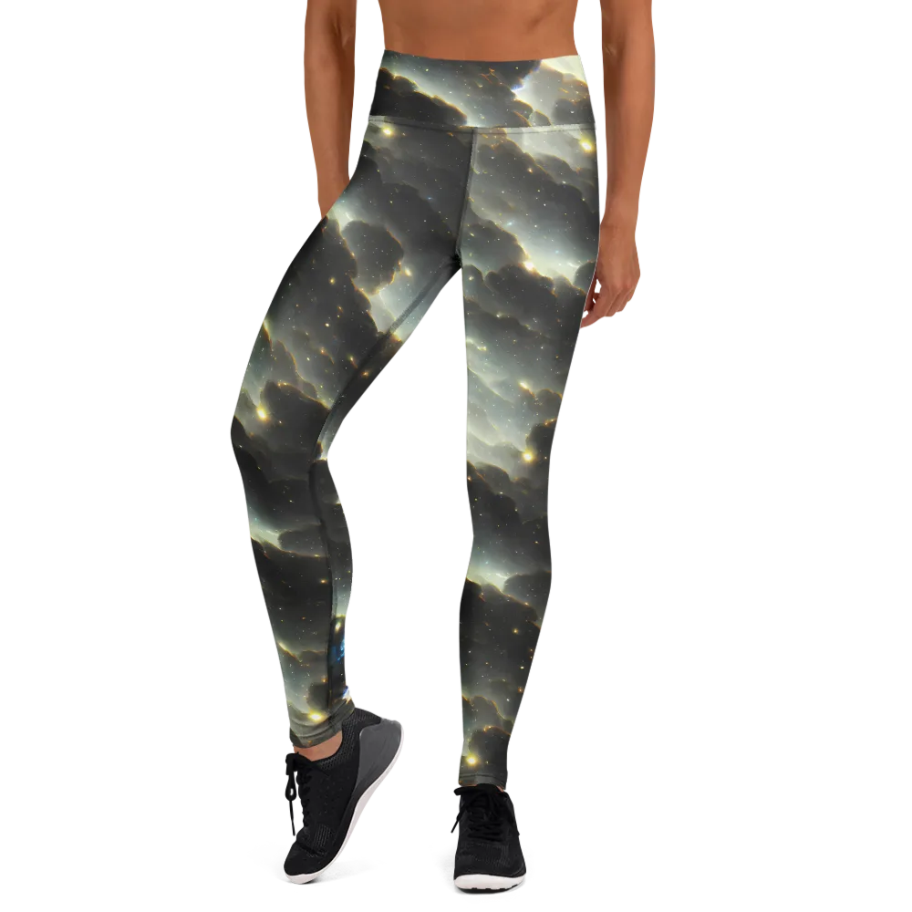 Rutkowski Nebula on Yoga Leggings — Front