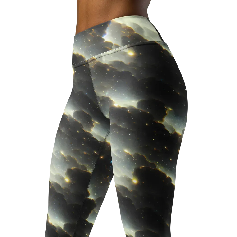 Rutkowski Nebula on Yoga Leggings — Left Front
