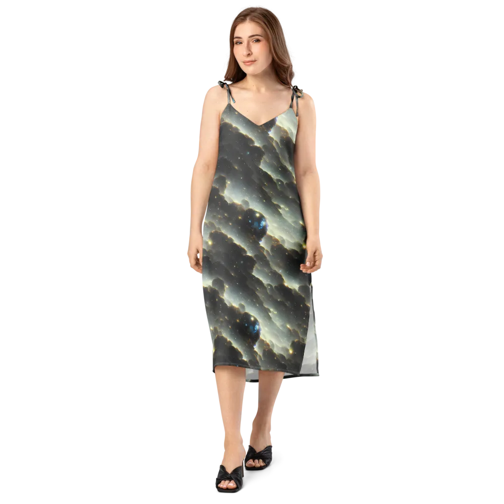 Rutkowski Nebula on Slip Dress — Front
