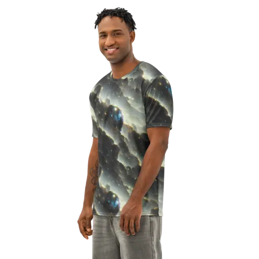 Rutkowski Nebula on a Men's Cotton Crew Neck T-Shirt