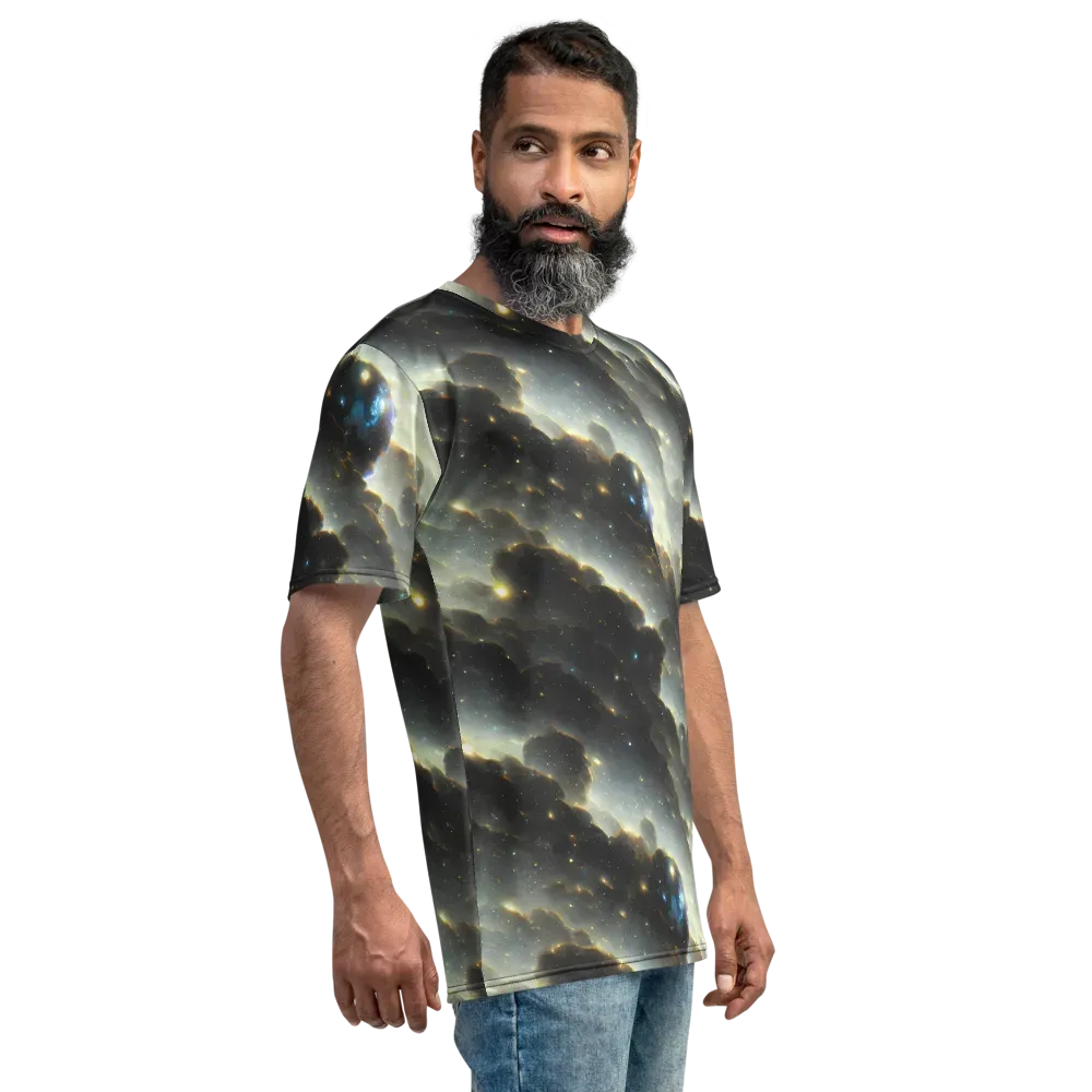Rutkowski Nebula on Men's Crew Neck T-Shirt — Right