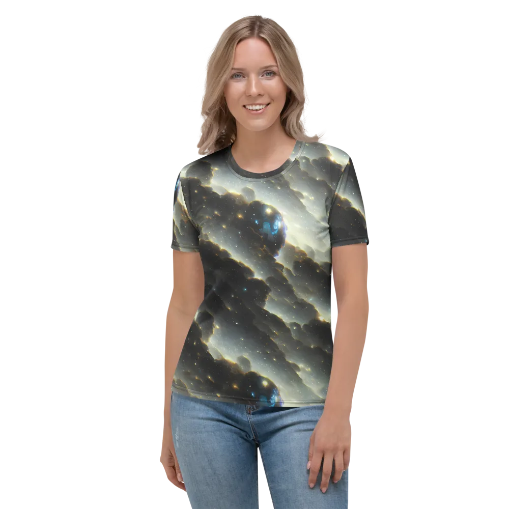 Rutkowski Nebula on Women's Crew Neck T-Shirt — Front